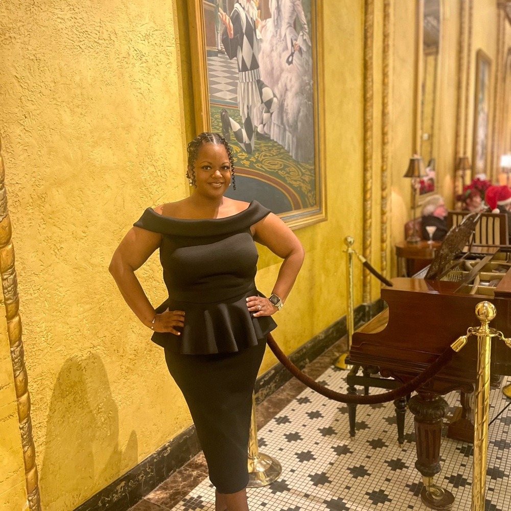 Fashion Nova Peplum Dress